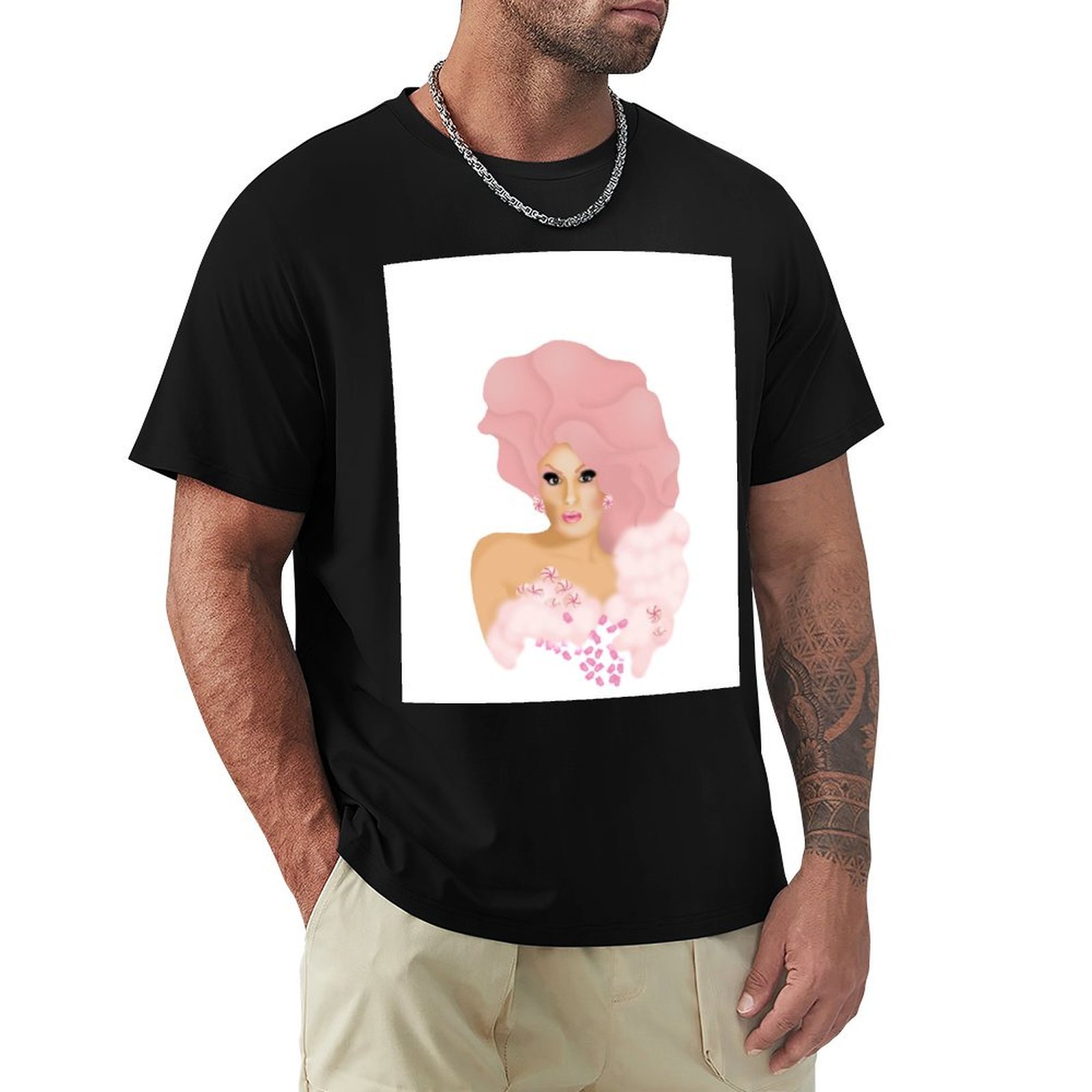 Cotton Candy Cone - Camiseta con estampado gráfico de moda