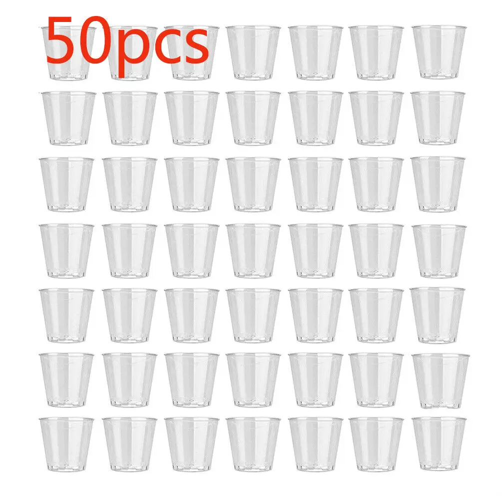 Plastic Cup 50Pcs - 35ml 50 X vaso de gelatina