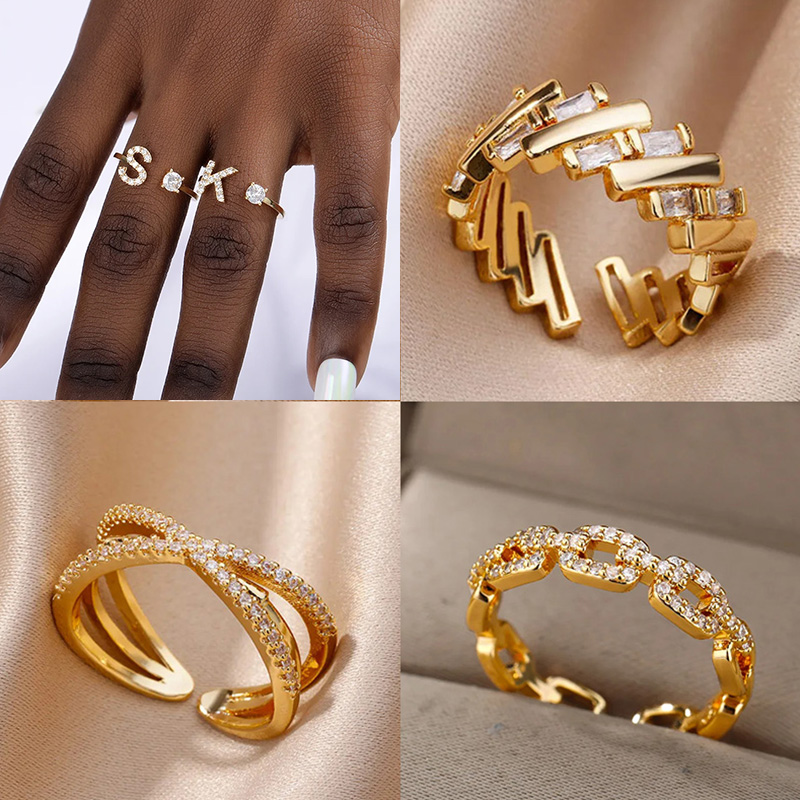 Anillos con letras de A-Z inic - Event Z reseña y precio