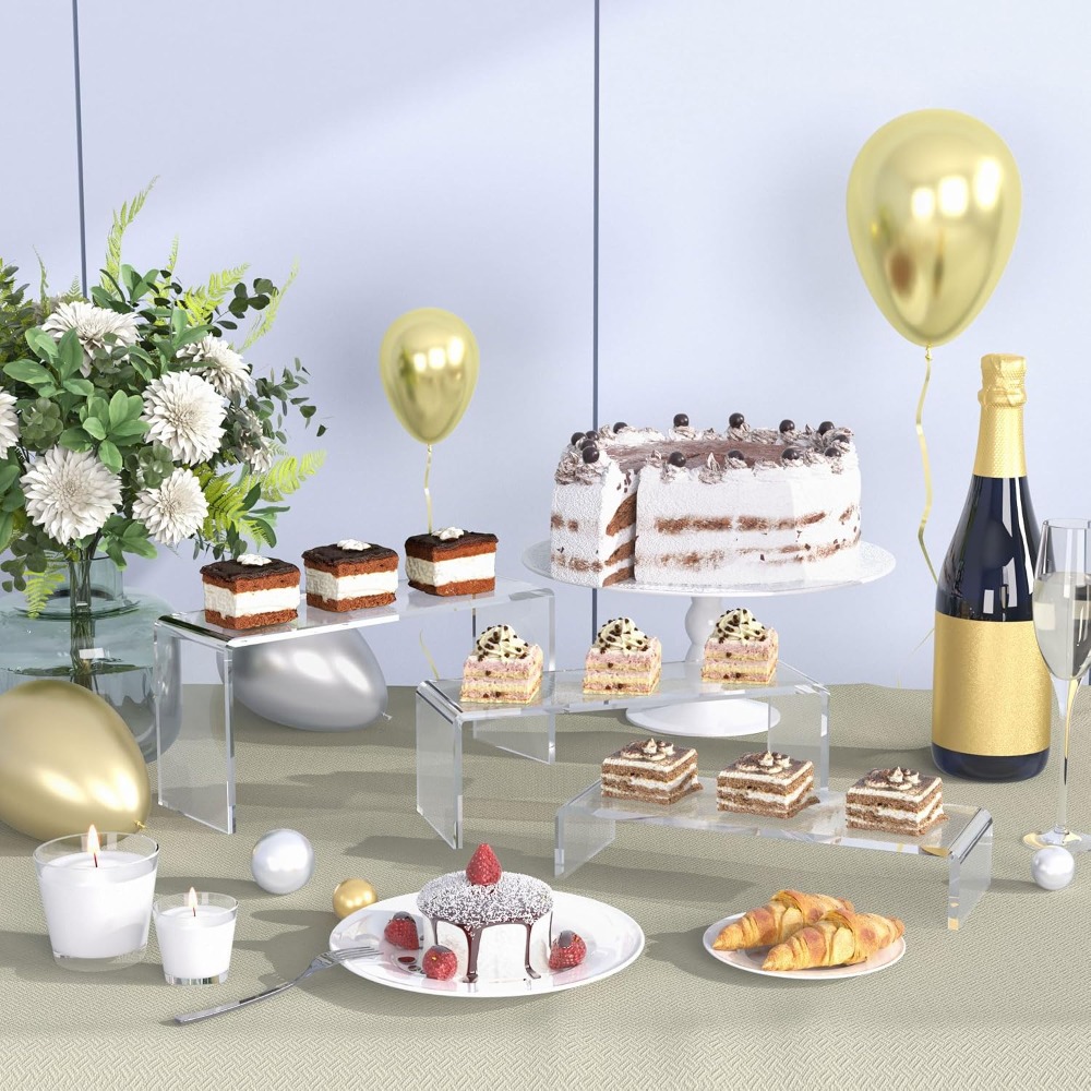 Paquete de 6 Soportes Transpar - Cupcake Stand Tier reseña y precio