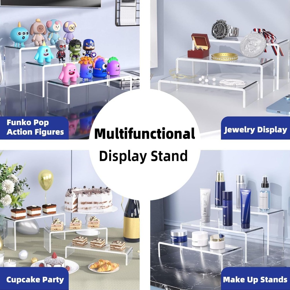 Paquete de 6 Soportes Transpar - Cupcake Stand Tier reseña y precio