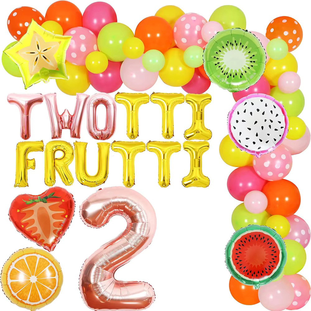 Twotti Frutti Decoración de fi - Balloon Arch Kit reseña y precio