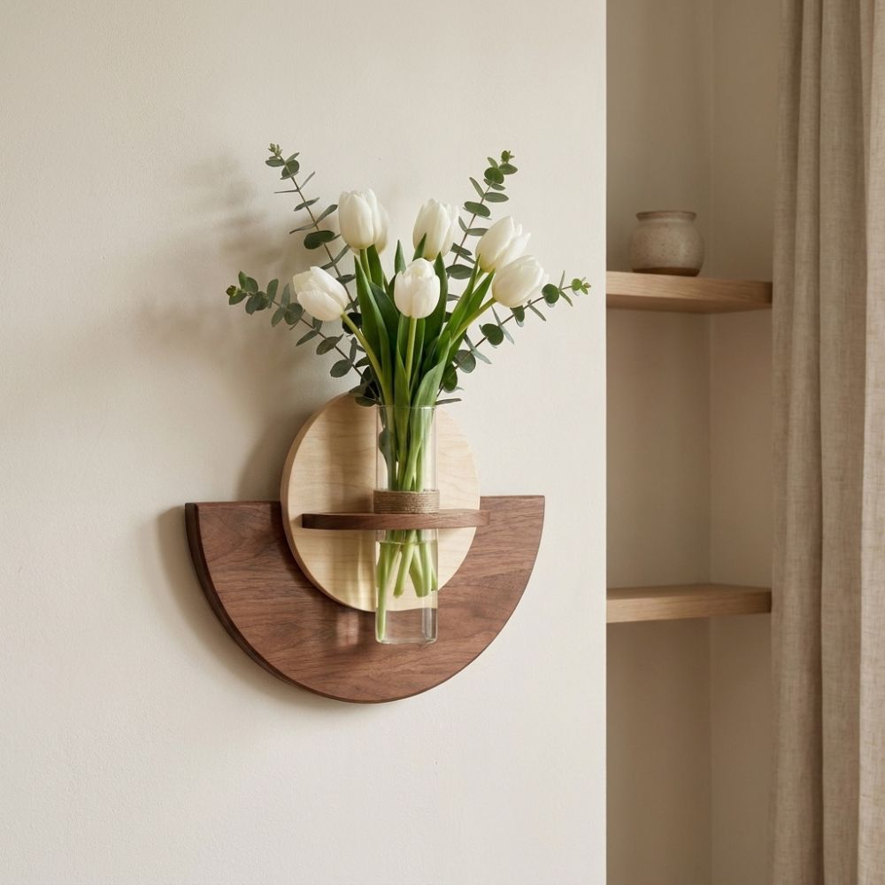 Estante de Pared Ovalado de Ma - Flower Wall Panel reseña y precio