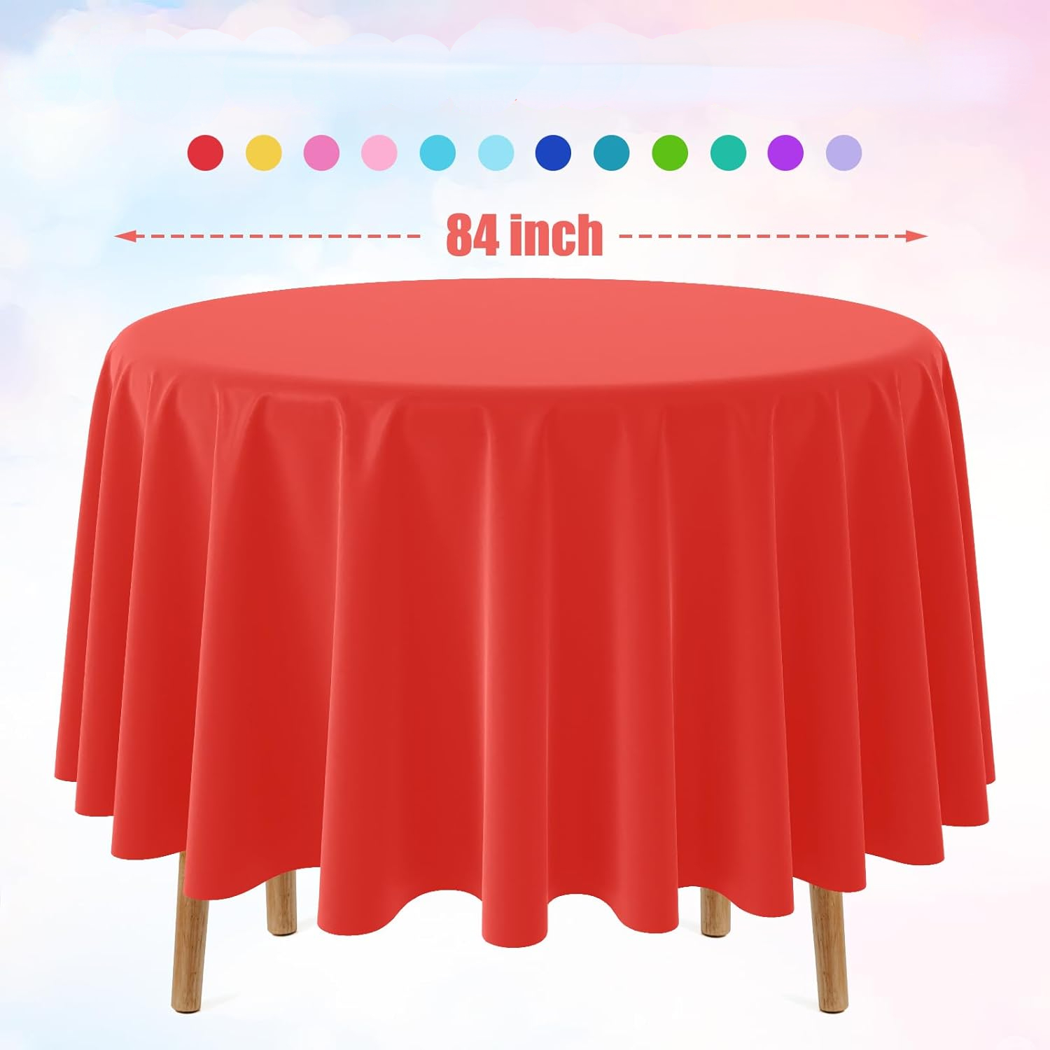 Mantel redondo desechable de C - Table Cloth Disposable reseña y precio