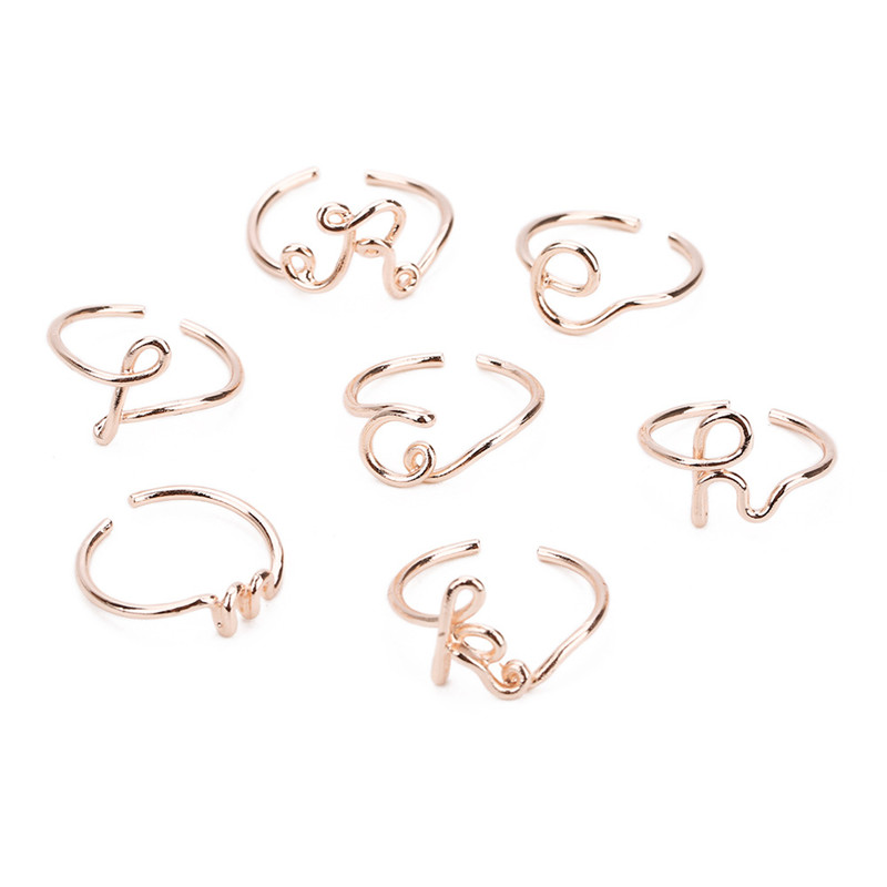 Anillo Unisex con 26 letras, s - Event Z reseña y precio