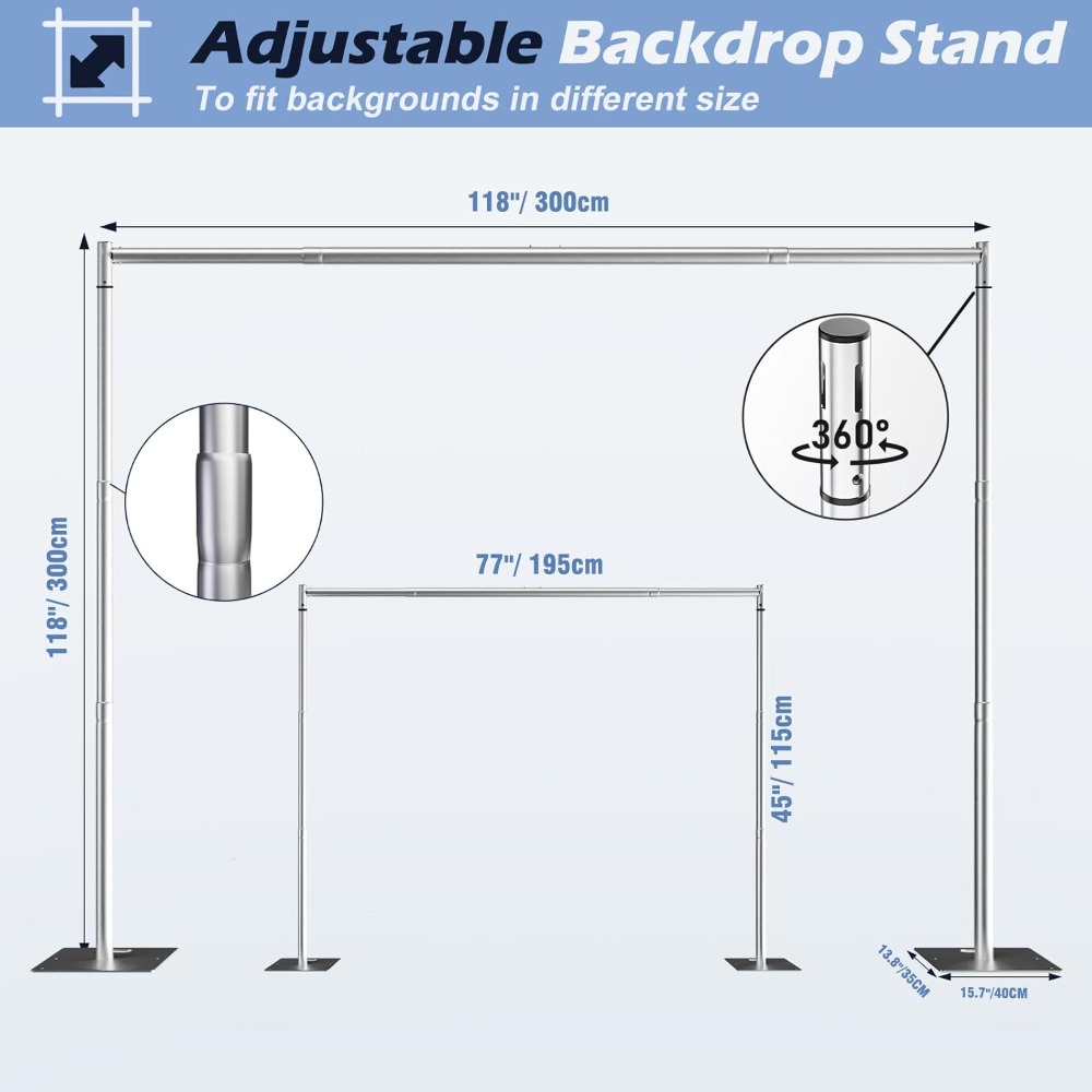 Kit de Soporte para Telón de F - Photo Booth Frame reseña y precio